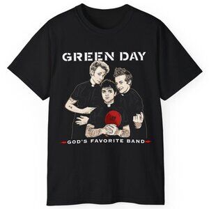 Green Day Gods Favorite Band Rock T-Shirt Punk Music Concert Fan Gift Unisex 05